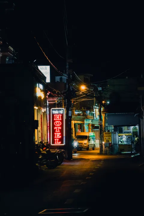 Night Street Phone Wallpaper · street · 1440×2160