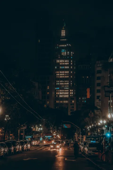 Night Street Phone Wallpaper · street · 1440×2160