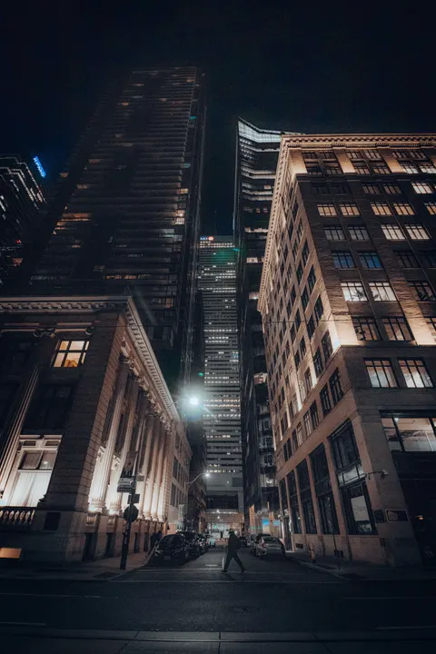 Night Street Phone Wallpaper · street · 1440×2160