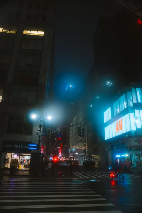Nächtliche Straße Handy-Hintergrundbild · street · 1440×2160