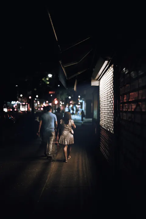 Night Street Phone Wallpaper · street · 1440×2160