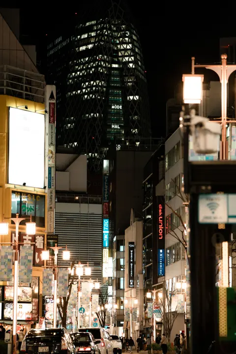 Night Street Phone Wallpaper · street · 1440×2160
