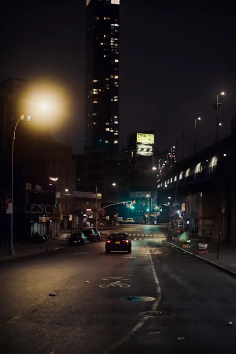 Night Street Phone Wallpaper · street · 1440×2160