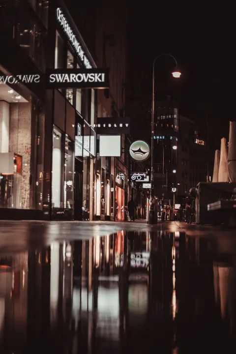 Night Street Phone Wallpaper · street · 1440×2160