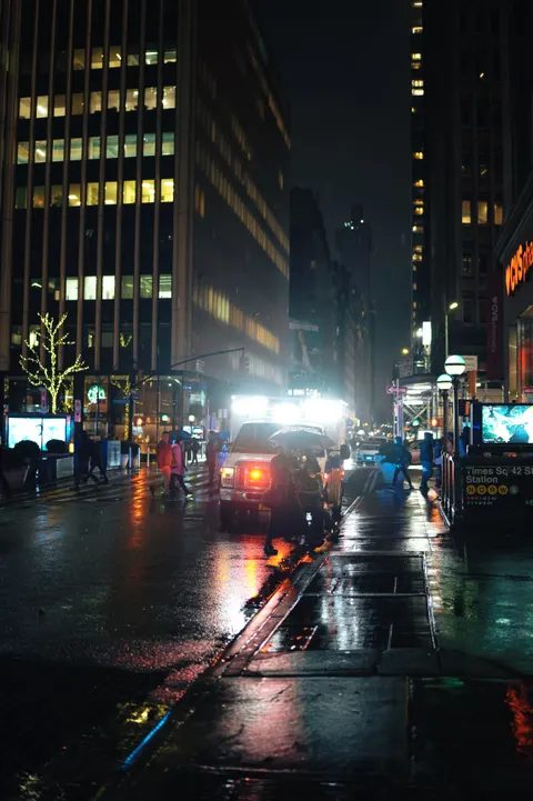 Night Street Phone Wallpaper · street · 1440×2160