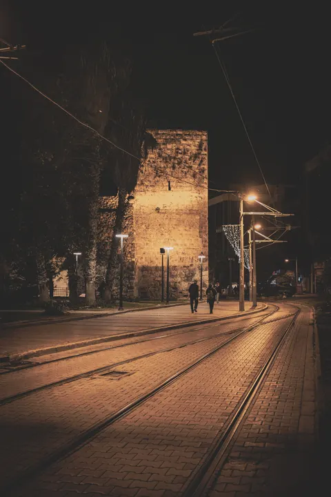 Night Street Phone Wallpaper · street · 1440×2160