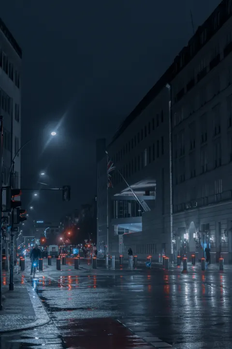 Night Street Phone Wallpaper · street · 1440×2160