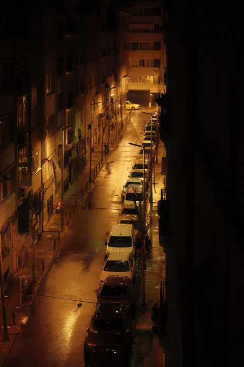 Night Street Phone Wallpaper · street · 1440×2160