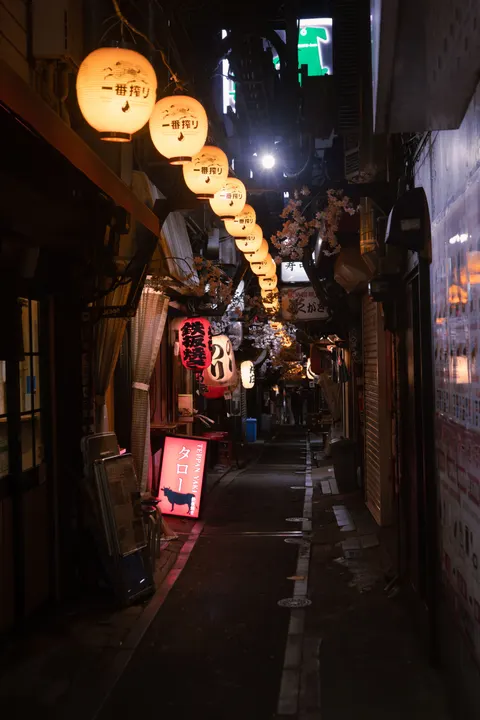 Night Street Phone Wallpaper · street · 1440×2160