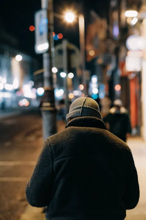 Night Street Phone Wallpaper · street · 1440×2160