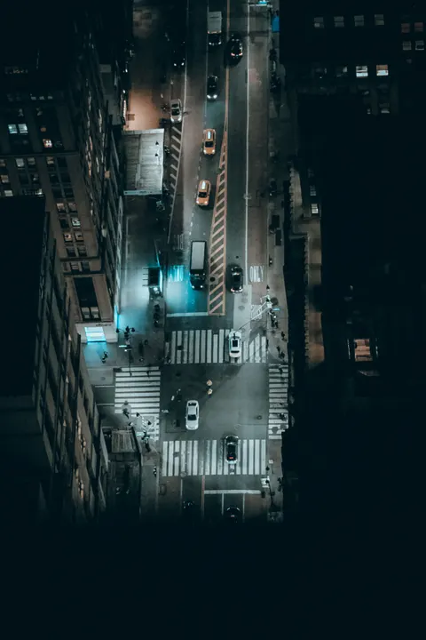 Night Street Phone Wallpaper · street · 1440×2160