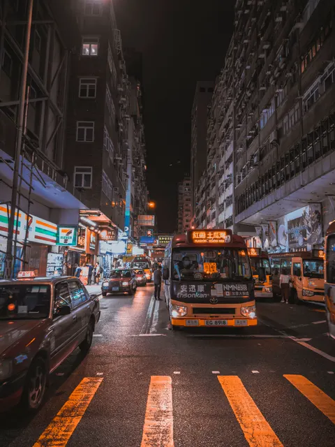 Night Street Phone Wallpaper · street · 1440×1920