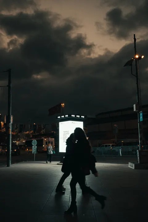 Night Street Phone Wallpaper · street · 1440×2160