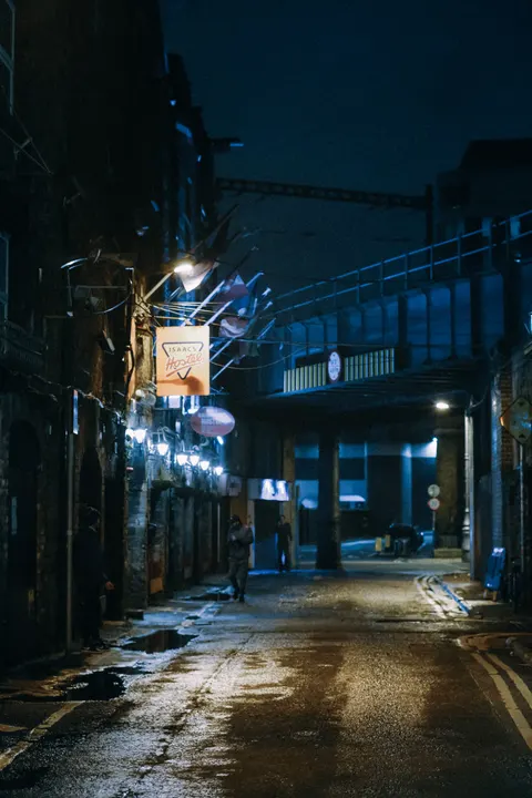 Night Street Phone Wallpaper · street · 1440×2160