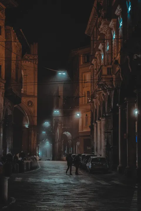 Night Street Phone Wallpaper · street · 1440×2160