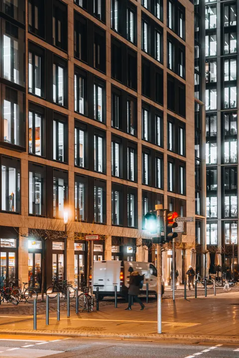 Night Street Phone Wallpaper · street · 1440×2160