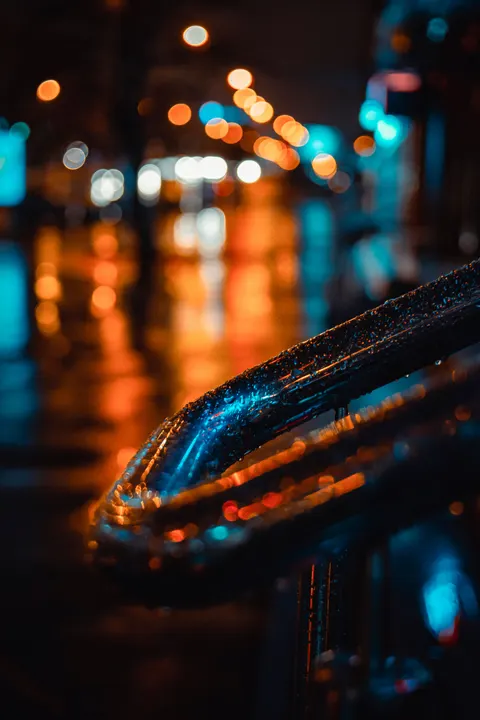 Rainy Street Phone Wallpaper · street · 1440×2160