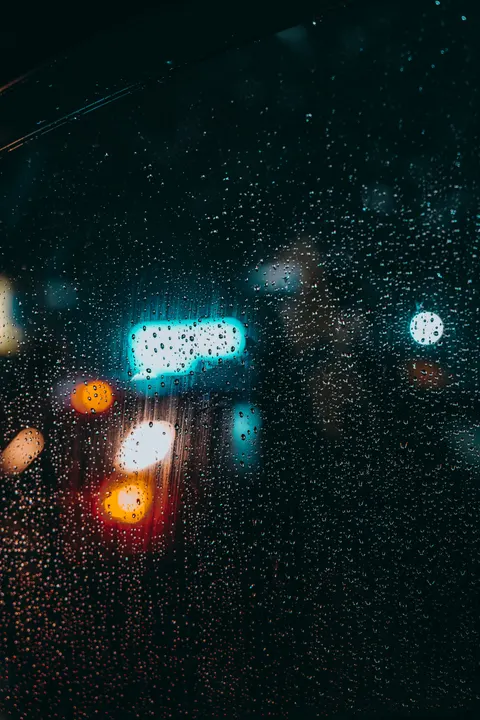 Rainy Street Phone Wallpaper · street · 1440×2160