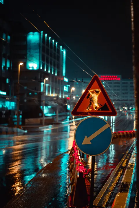 Rainy Street Phone Wallpaper · street · 1440×2160