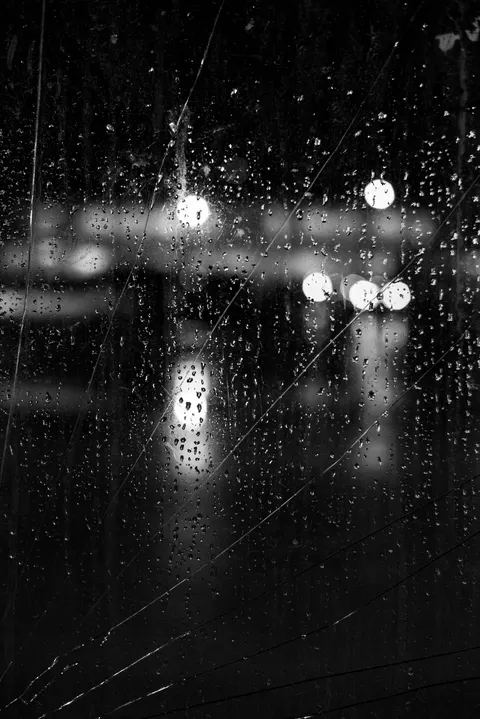 Rainy Street Phone Wallpaper · street · 1440×2157