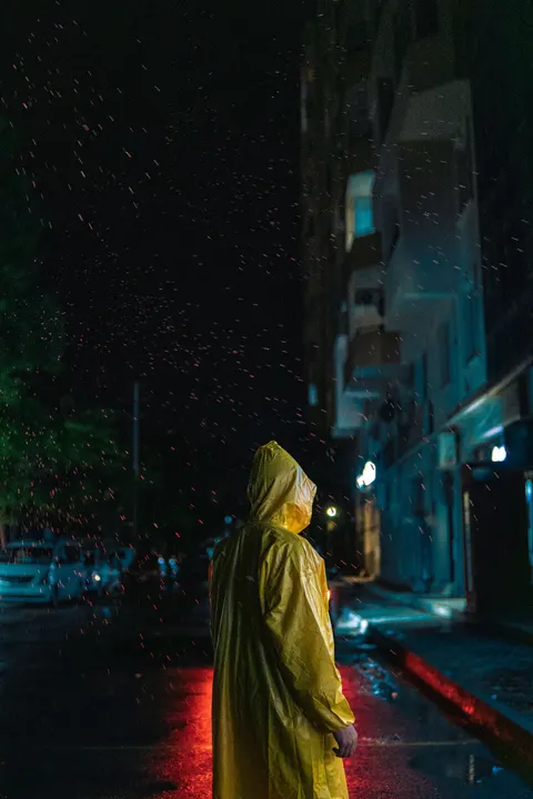 Rainy Street Phone Wallpaper · street · 1440×2160
