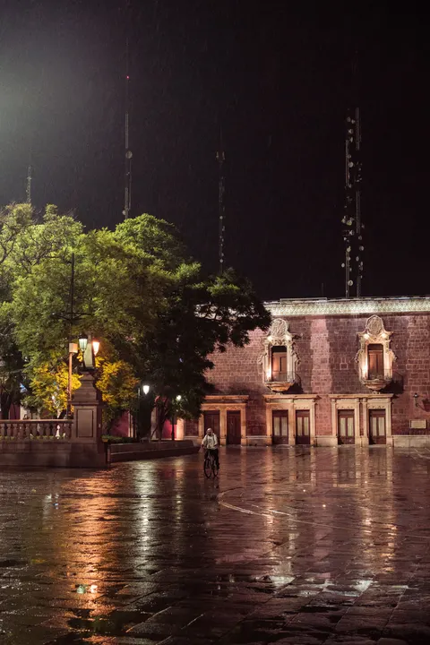 Rainy Street Phone Wallpaper · street · 1440×2160