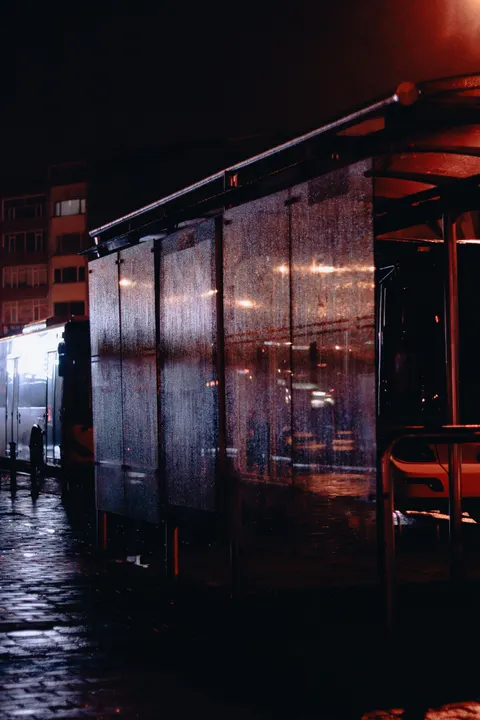 Rainy Street Phone Wallpaper · street · 1440×2160