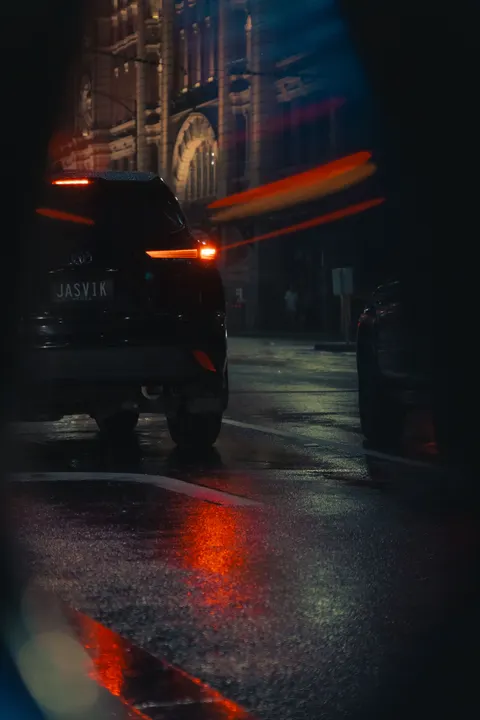 Rainy Street Phone Wallpaper · street · 1440×2160