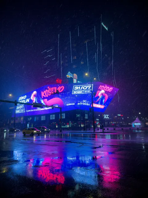 Rainy Street Phone Wallpaper · street · 1440×1920