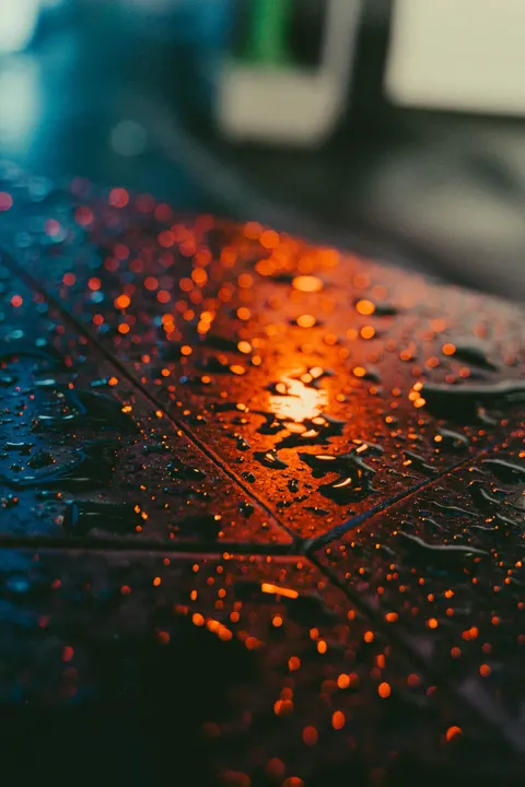 Rainy Street Phone Wallpaper · street · 1440×2160