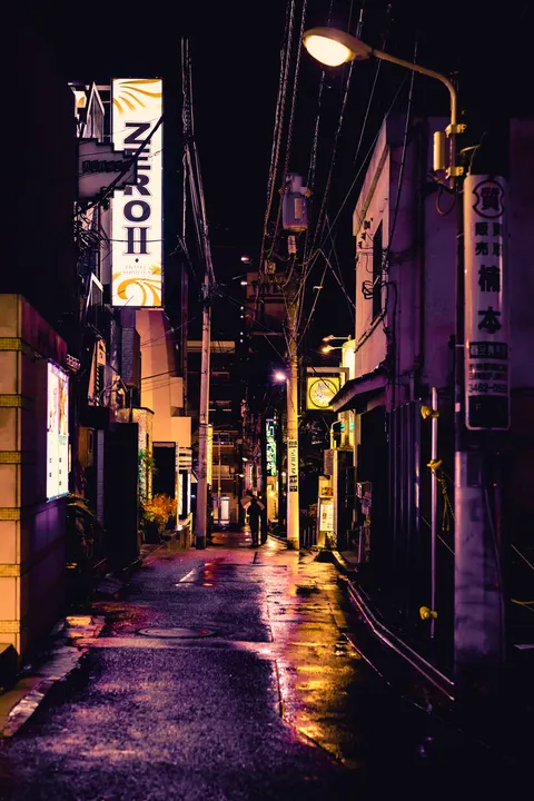 Tokyo Alley Phone Wallpaper · street · 1440×2160