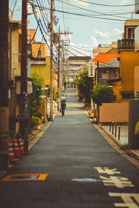 Tokyo Alley Phone Wallpaper · street · 1440×2160