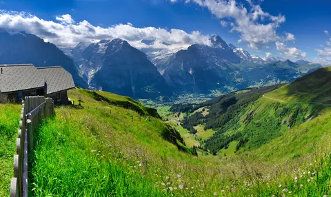 Swiss Alps 4K Wallpaper · mountains · 3840×2292