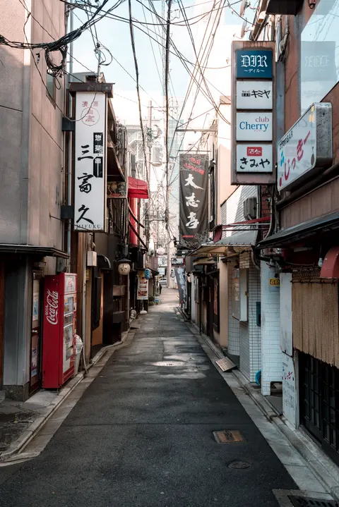 Tokyo Alley Phone Wallpaper · street · 1440×2157