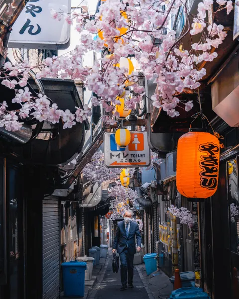 Tokyo Alley Phone Wallpaper · street · 1440×1800