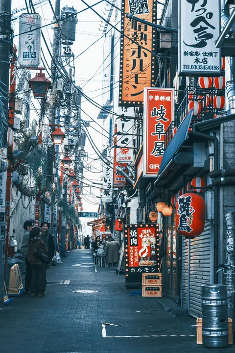 Tokyo Alley Phone Wallpaper · street · 1440×2160