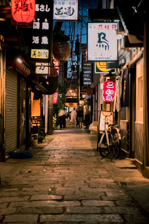 Tokyo Alley Phone Wallpaper · street · 1440×2160