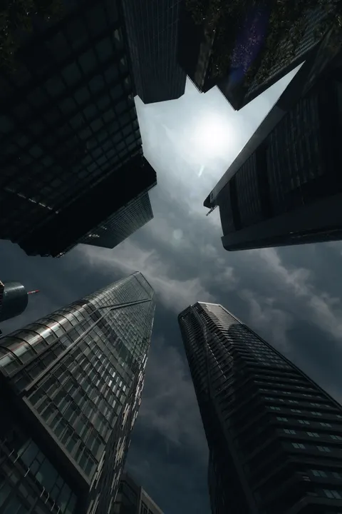 Looking Up Phone Wallpaper · street · 1440×2160