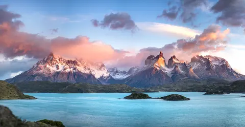 Papel de parede Montanhas 4K · mountains · 3840×1987