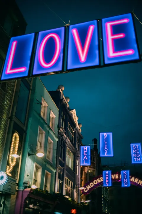 Neon Sign Phone Wallpaper · street · 1440×2159