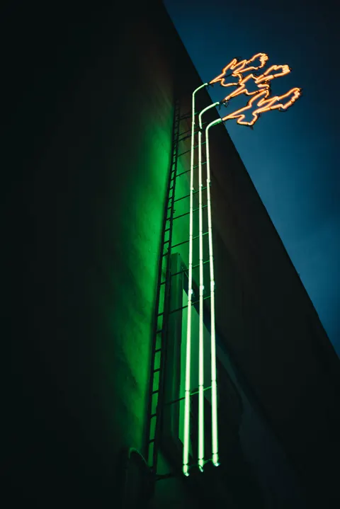 Neon Sign Phone Wallpaper · street · 1440×2157