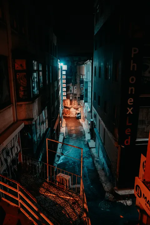 Neon Sign Phone Wallpaper · street · 1440×2159