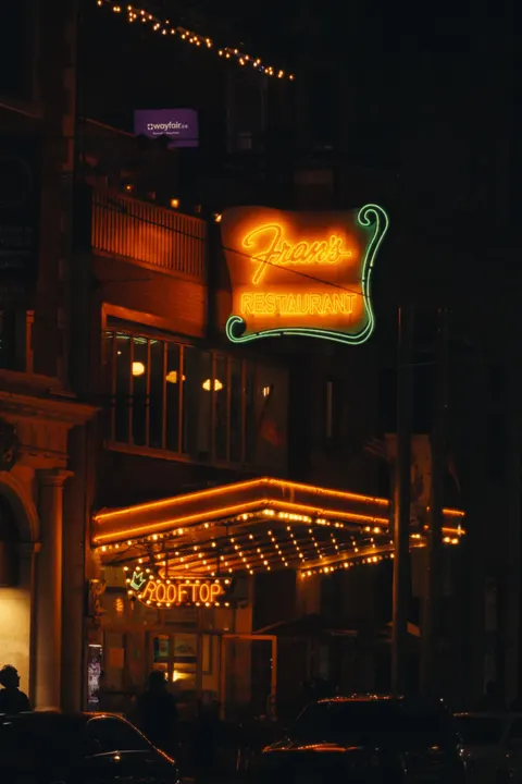 Neon Sign Phone Wallpaper · street · 1440×2160