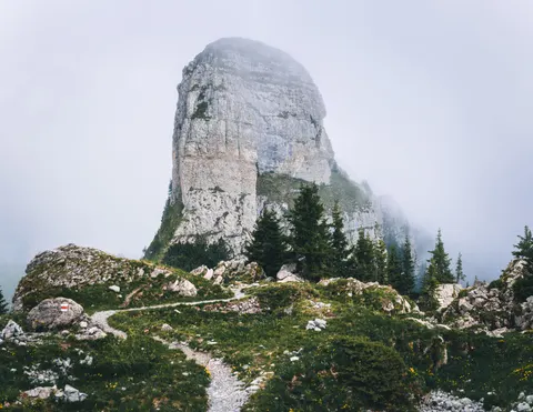 Mountain Trail 4K Wallpaper · mountains · 3840×2970
