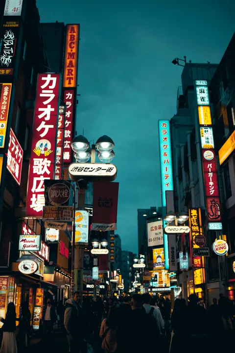 Neon Sign Phone Wallpaper · street · 1440×2158