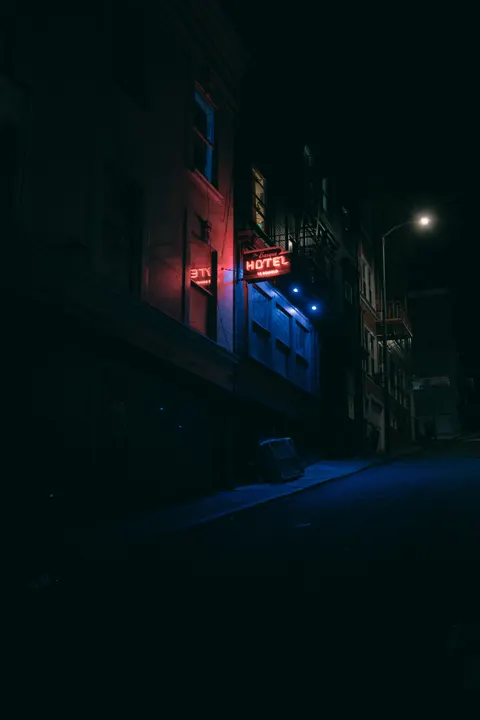 Neon Sign Phone Wallpaper · street · 1440×2160