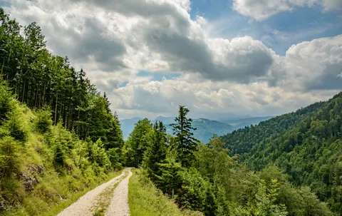 Mountain Trail 4K Wallpaper · mountains · 3840×2427