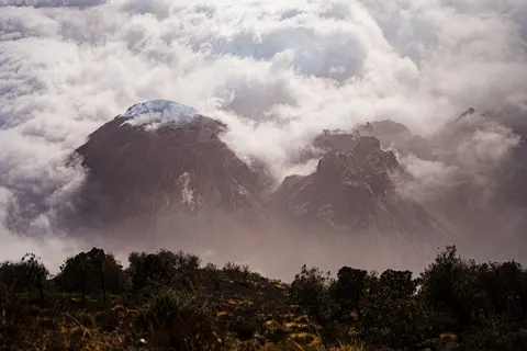 Volcanic Peak 4K Wallpaper · mountains · 3840×2560