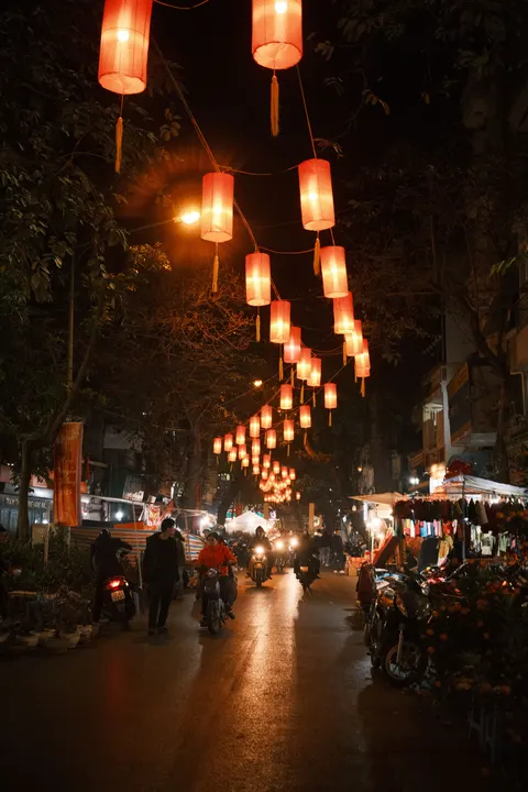 Night Market Phone Wallpaper · street · 1440×2160