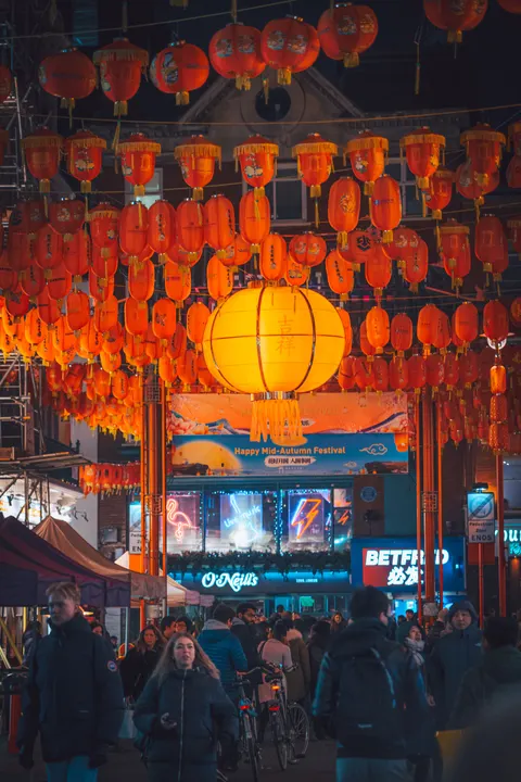 Night Market Phone Wallpaper · street · 1440×2160